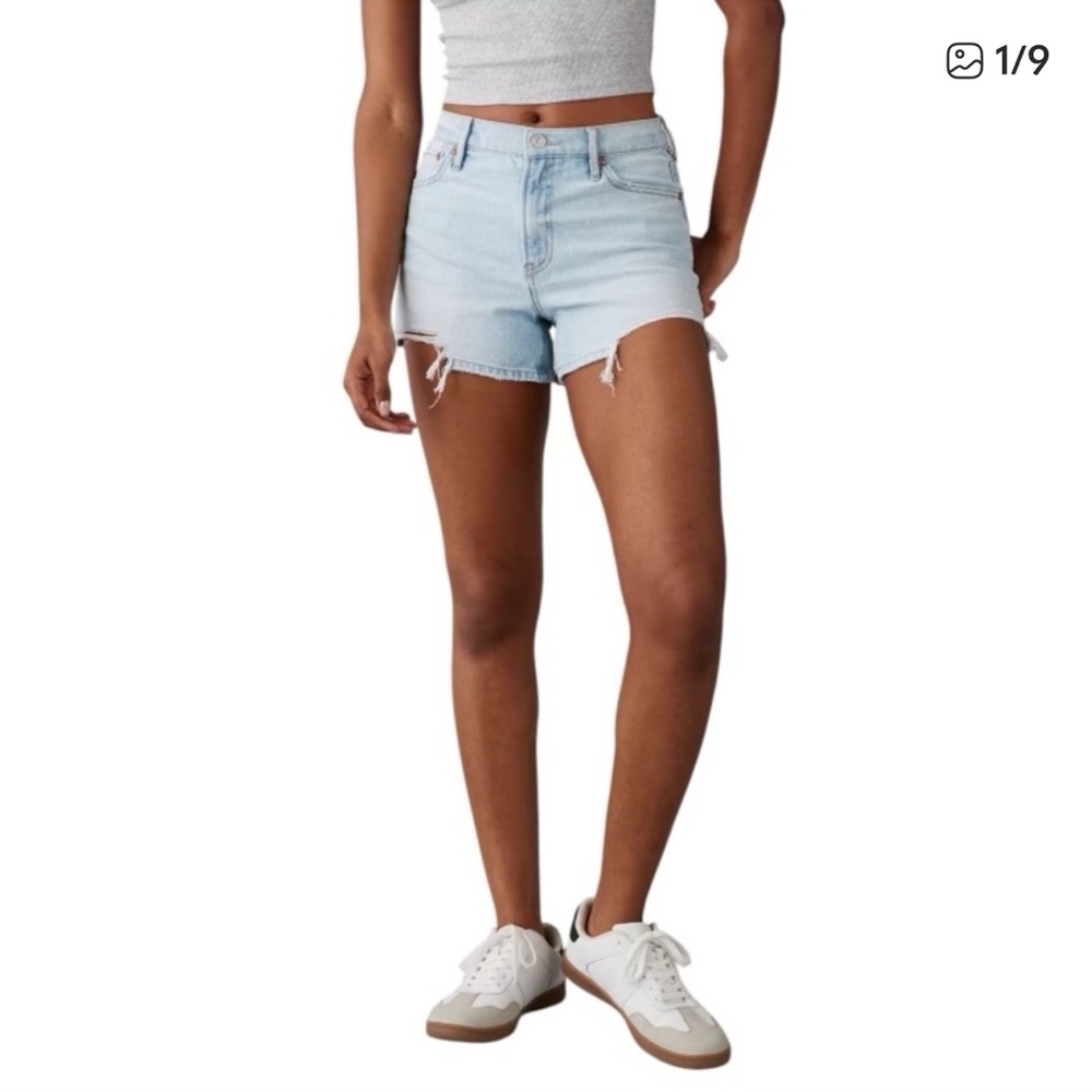 American Eagle Outfitters Light Wash Jean Shorts